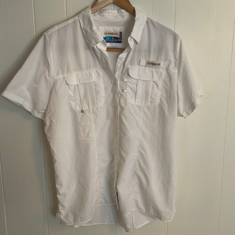 Magellan-Large relaxed fit fishing shirt
